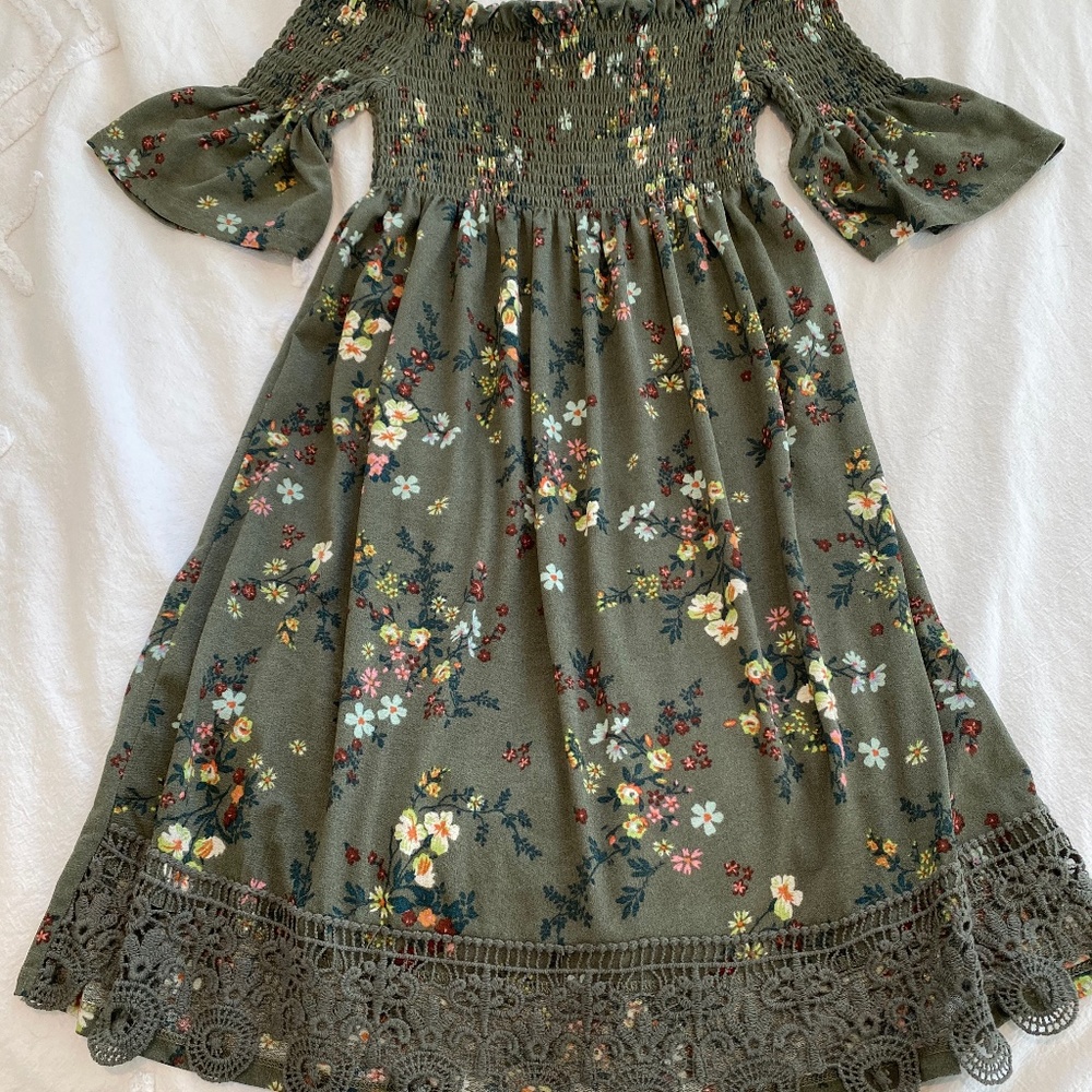 bandeau off the shoulder beach dress